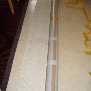 doppelseitiges Klebeband plus Sisalteppich